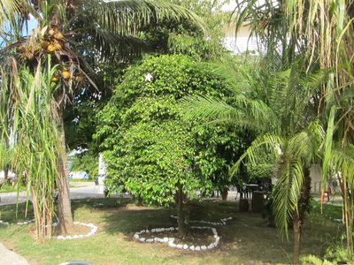 The gardens of the Hotel with an amazing topiary.  Take...